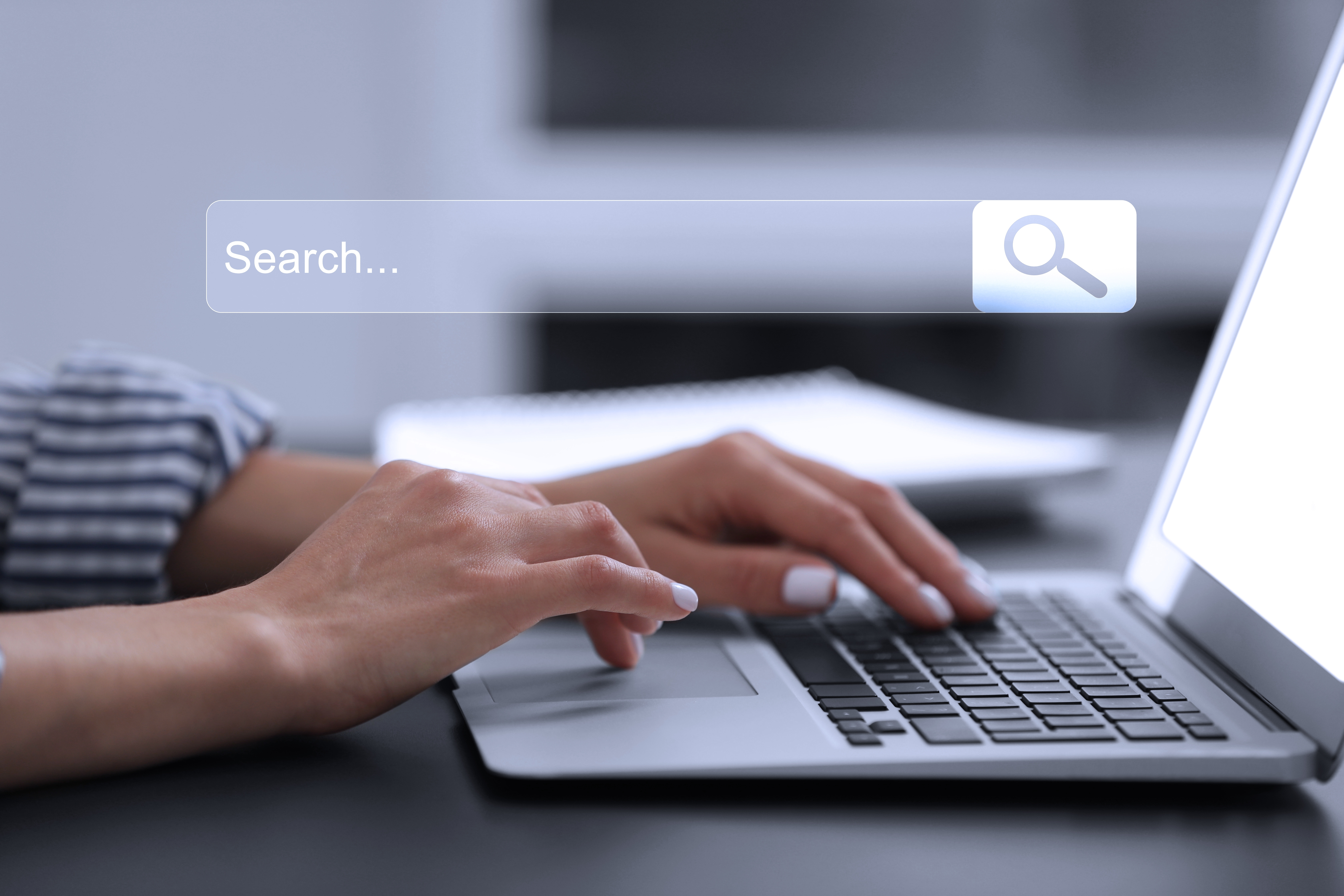 AI-powered search interface